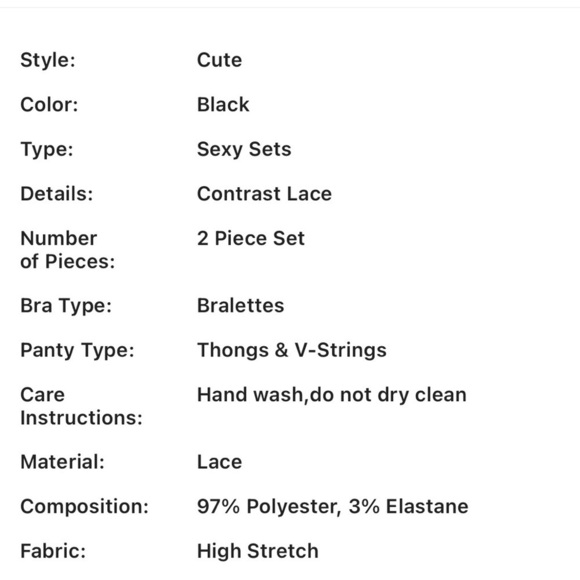 Red & Black Mesh Lace Slip Dress Thong Lingerie - Picture 6 of 7